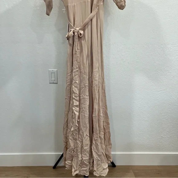 Reformation Winslow Champagne Maxi Dress XS NWT - Picture 10 of 12